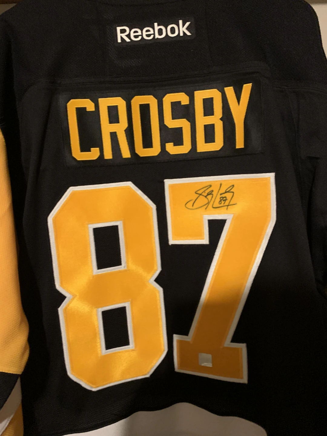 Reebok  sidney Crosby  autographed Hockey Jersey