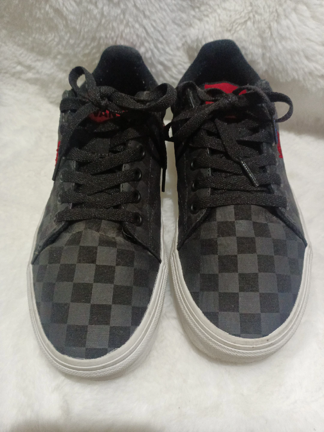 Vans Black Checkered Sneakers