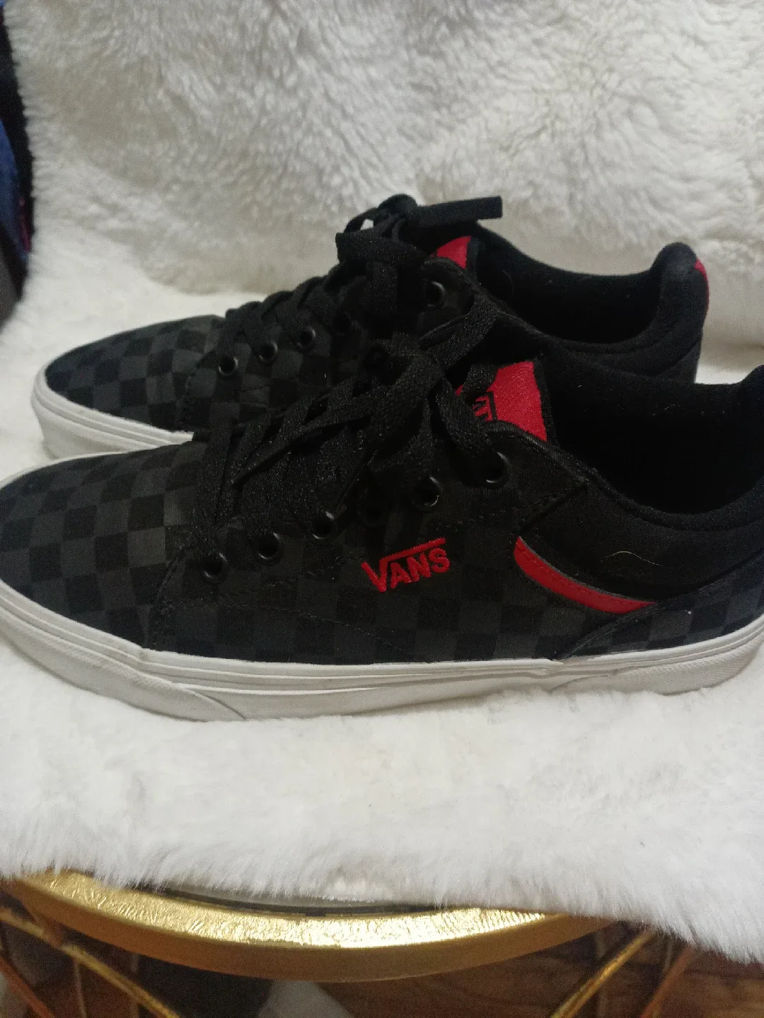 Vans Black Checkered Sneakers image indicator(2)