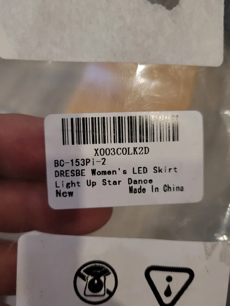 DRESBE  LED Skirt - Light Up Star Dance - New image indicator(2)