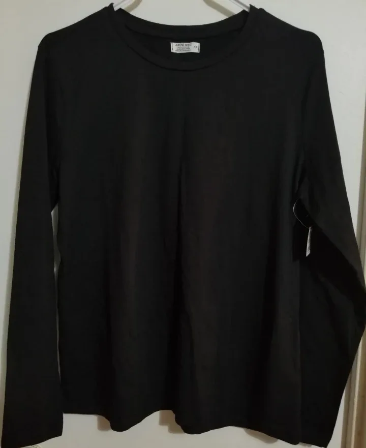 Ardene Basic Black Long Sleeve Shirt - M/M image indicator(2)