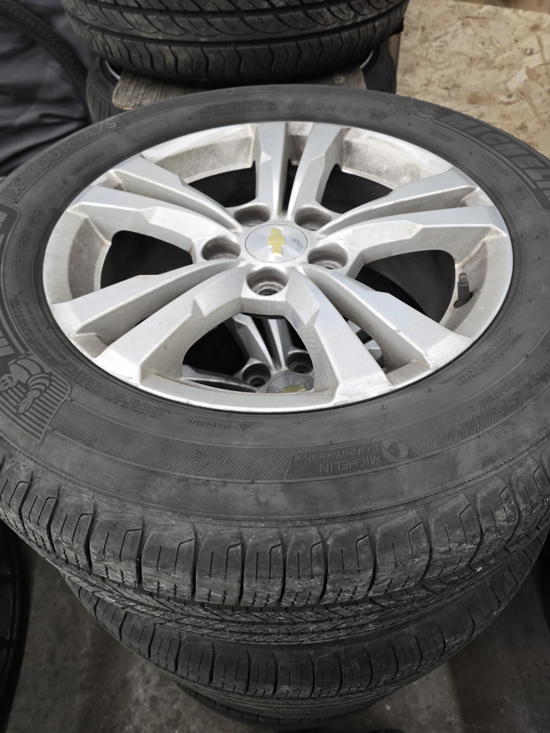 Michelin X Tour A/S Tires on Chevy Rims