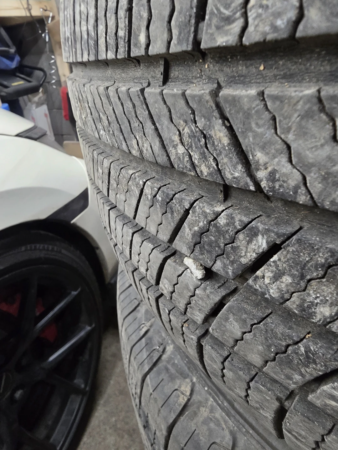 Michelin X Tour A/S Tires on Chevy Rims - photo 3