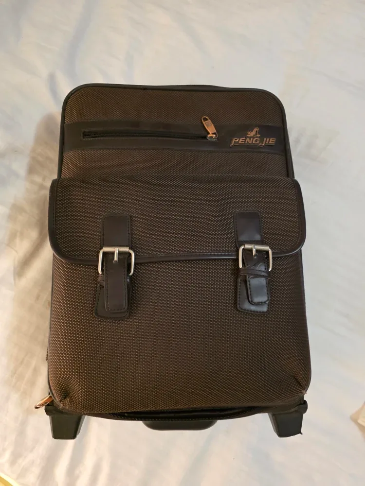 Pengjie Brown Rolling Suitcase thumbnail