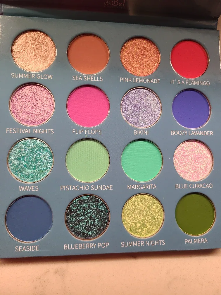 It's Bel Cosmetics Cool Summer Pressed Pigment Palette