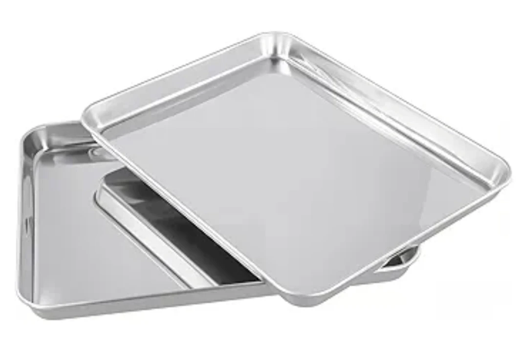 Stainless Steel Baking Sheet Pan Set Of  2 - photo 3