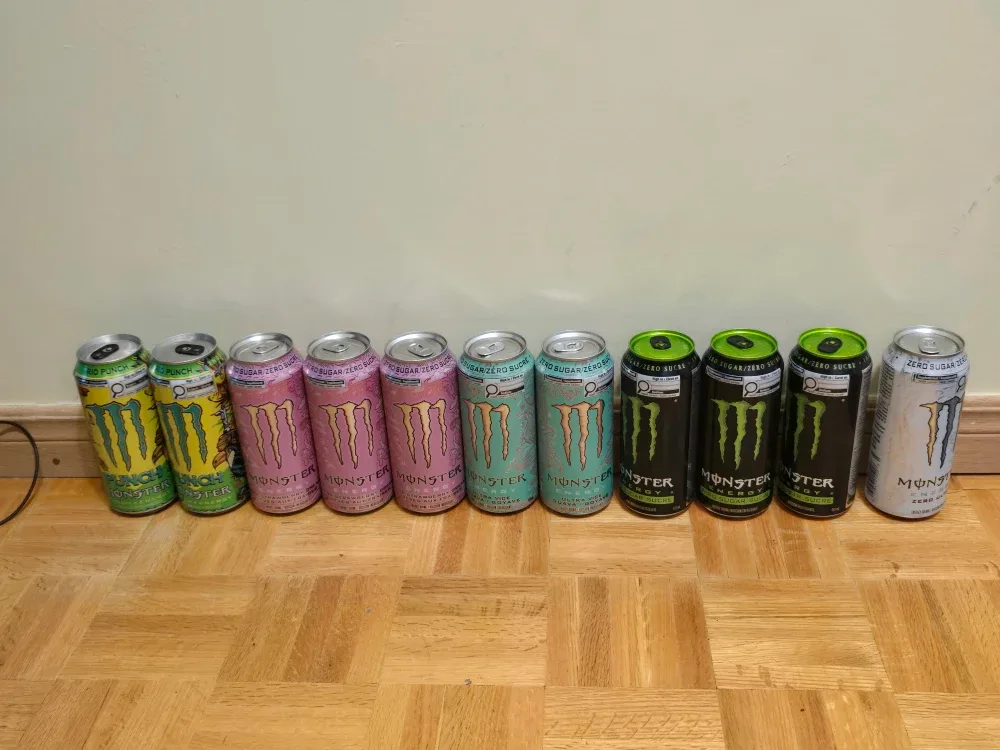 Monster Energy Drinks - Variety Pack -11 pcs