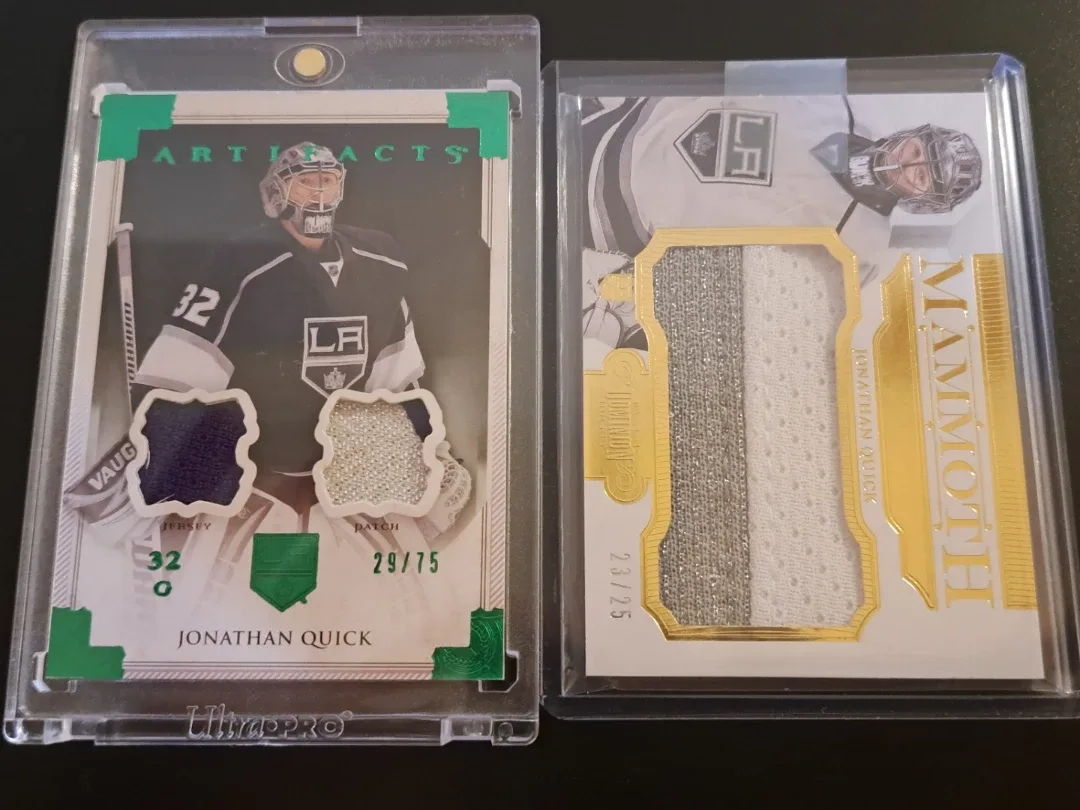 Jonathan Quick Hockey Cards - Artifacts & Mammoth