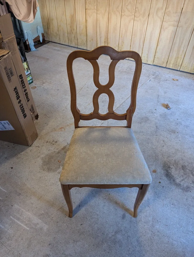 Wooden Dining Set - Table, Chairs, and Hutch image indicator(2)