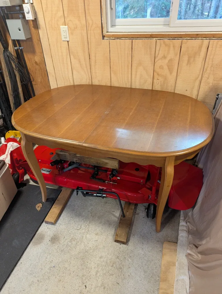 Wooden Dining Set - Table, Chairs, and Hutch image indicator(3)