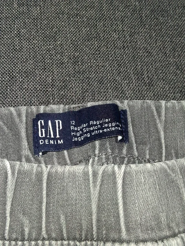 Gap Denim Grey Jeggings - Youth Size 12 image indicator(2)