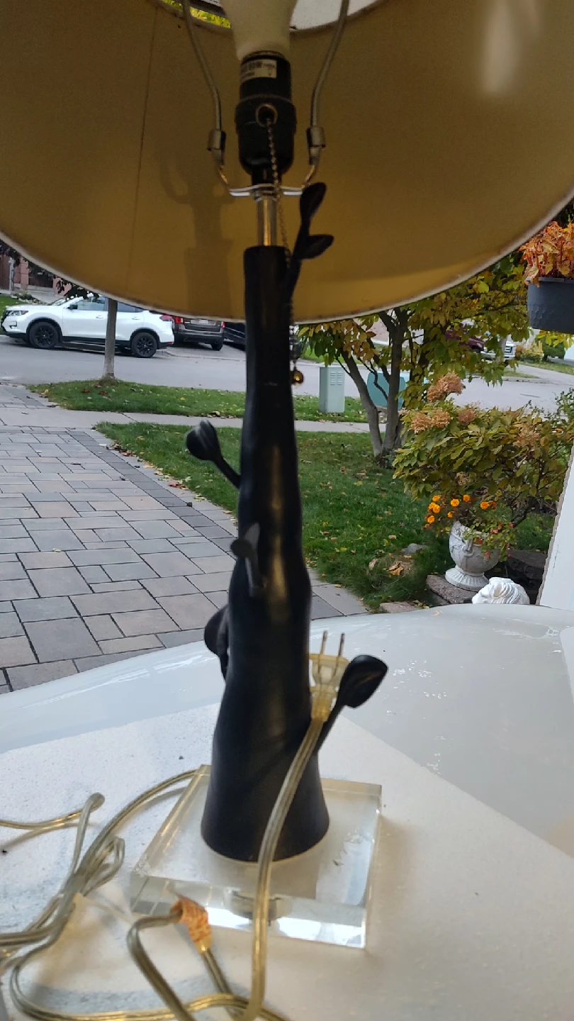 Elephant Table Lamp - Black - photo 3