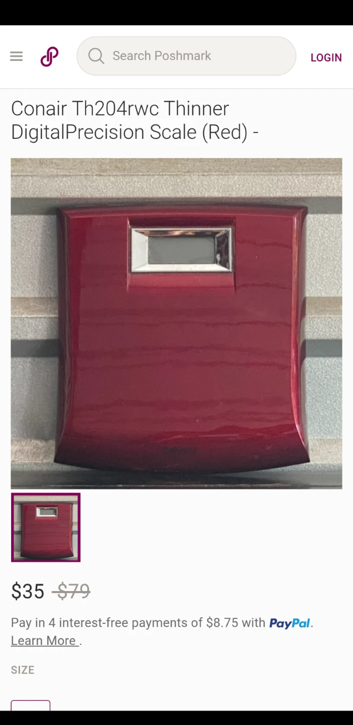 Digital Precision Scale - Red - photo 2