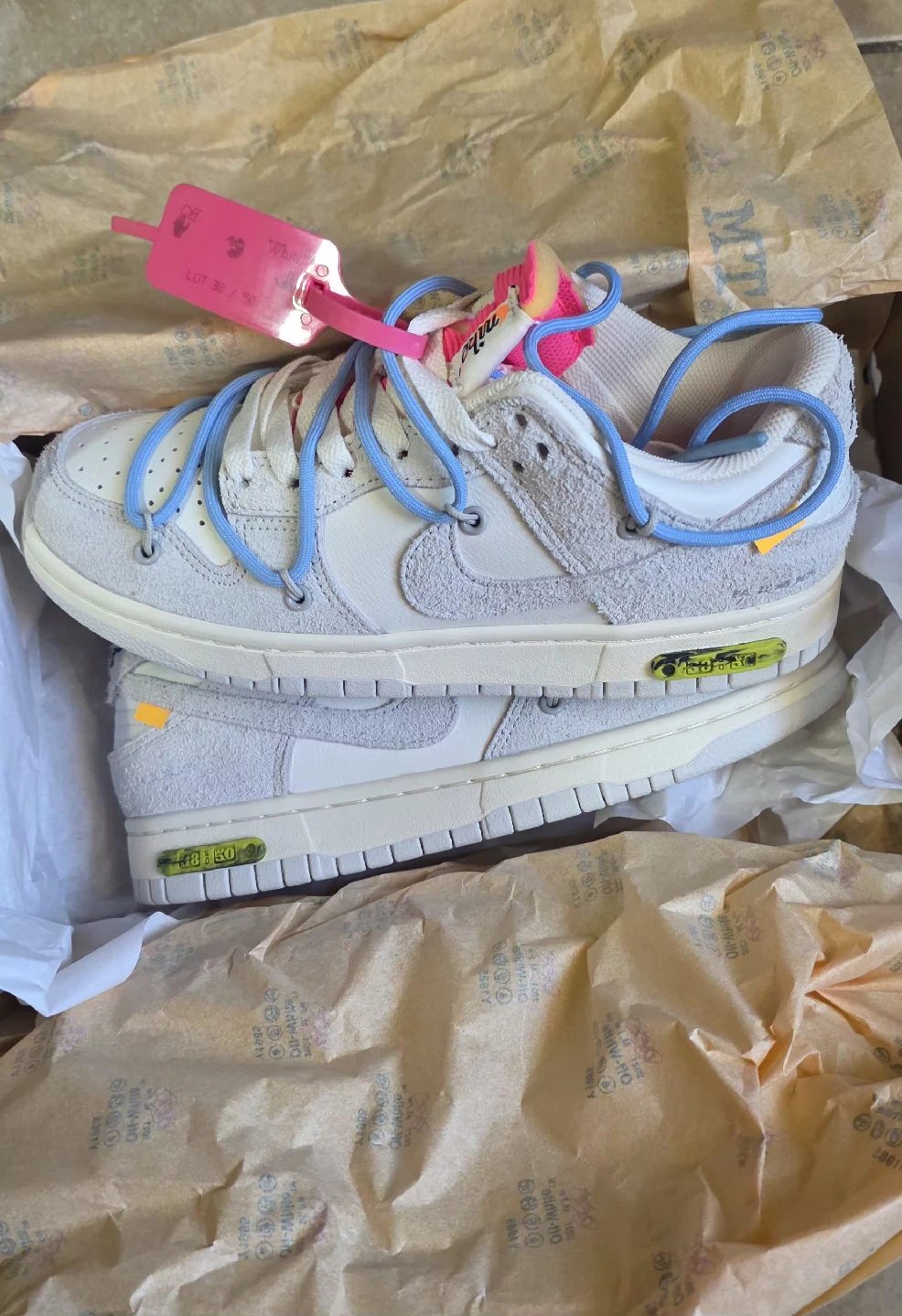 Nike Dunk Low Off-White  - Size 5