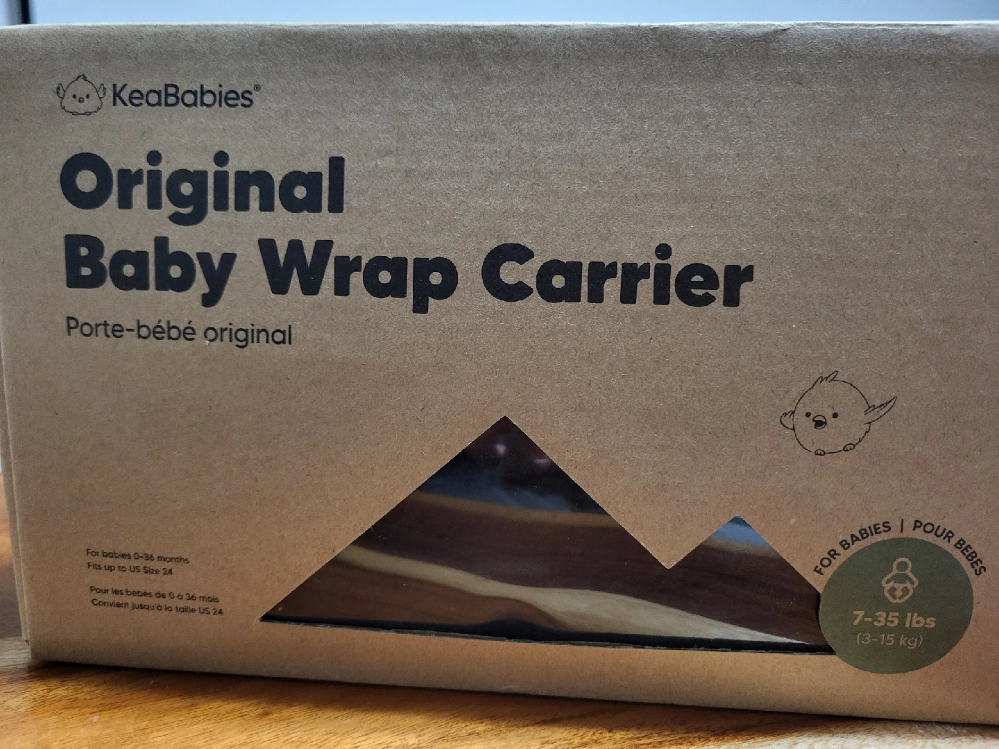 KeaBabies Original Baby Wrap Carrier (0-36 months)