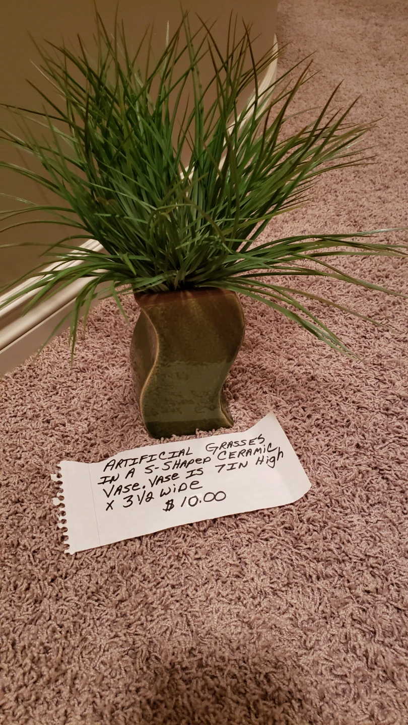 Artificial Plants in Ceramic Vases.$10 each - photo 2