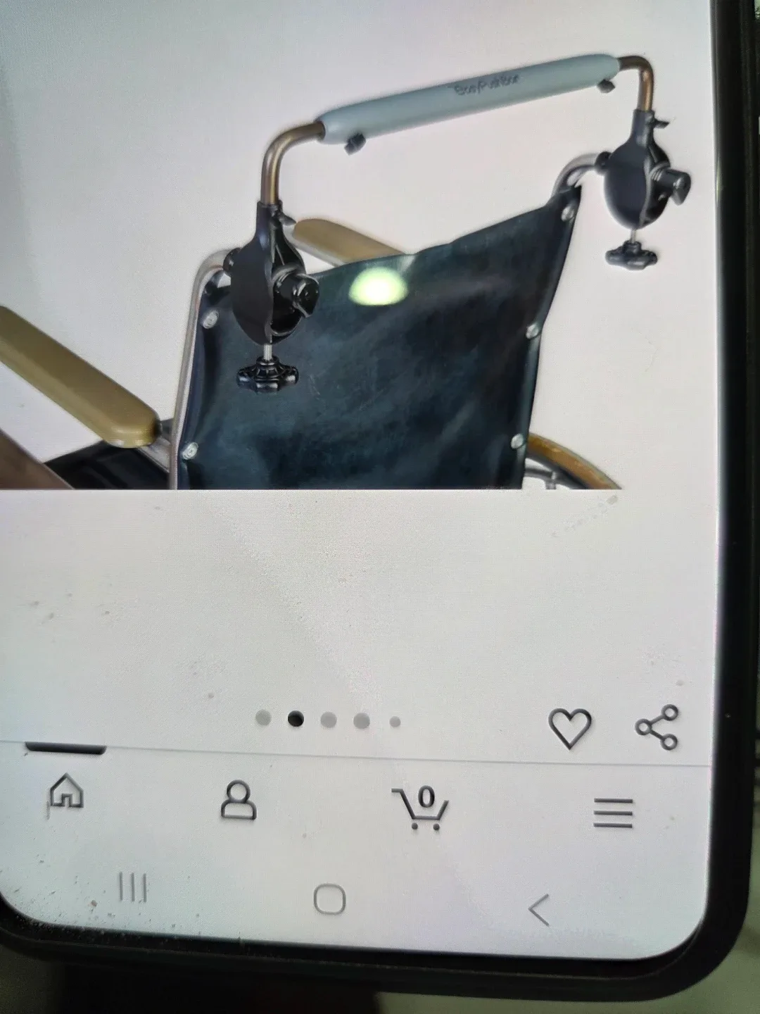 Greenmont Easy Push Bar Wheelchair Accessory image indicator(3)