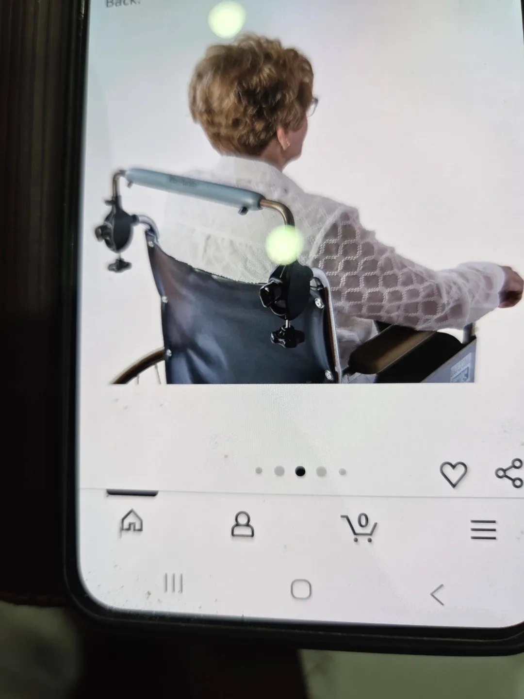 Greenmont Easy Push Bar Wheelchair Accessory image indicator(4)