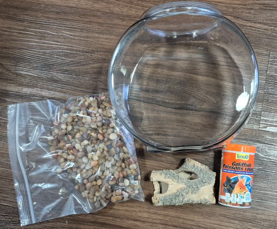 Fish Tank, Decoration, Rocks, Food