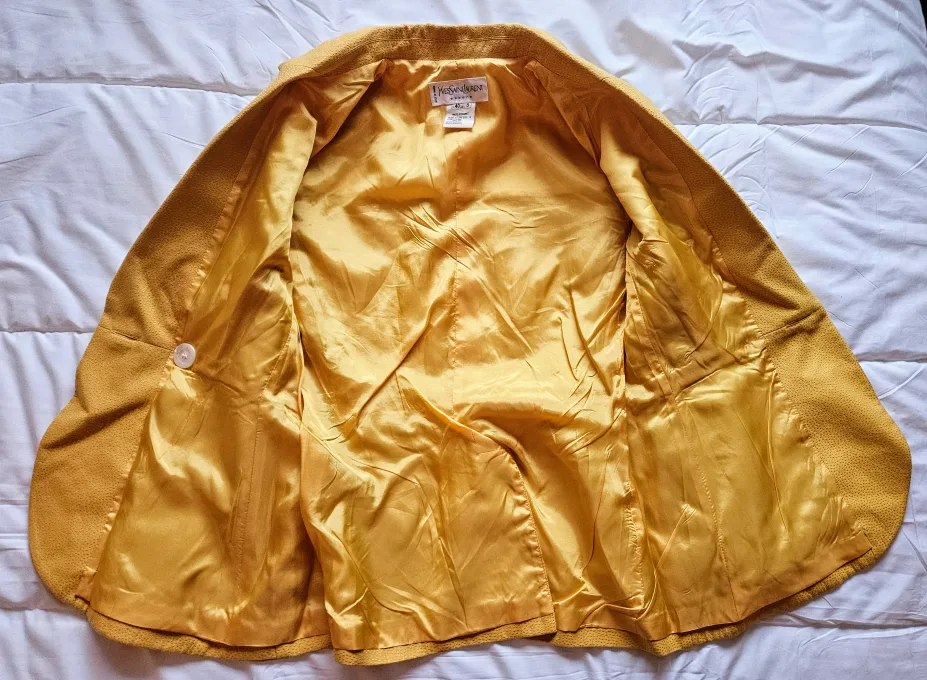 Vintage Yves Saint Laurent Encore Blazer and Skirt France Size 8 image indicator(5)