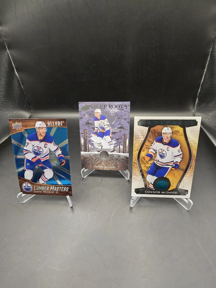 Lot Of 3 Connor McDavid Hockey Trading Cards