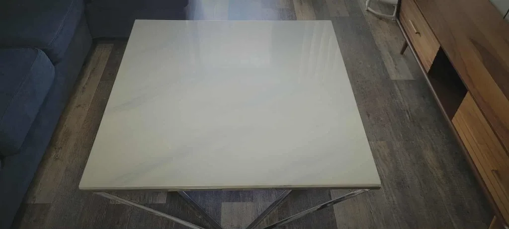 Square White Marbel modern Coffee Table image indicator(6)