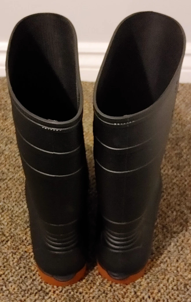 Black Rubber Rain Boots - photo 4