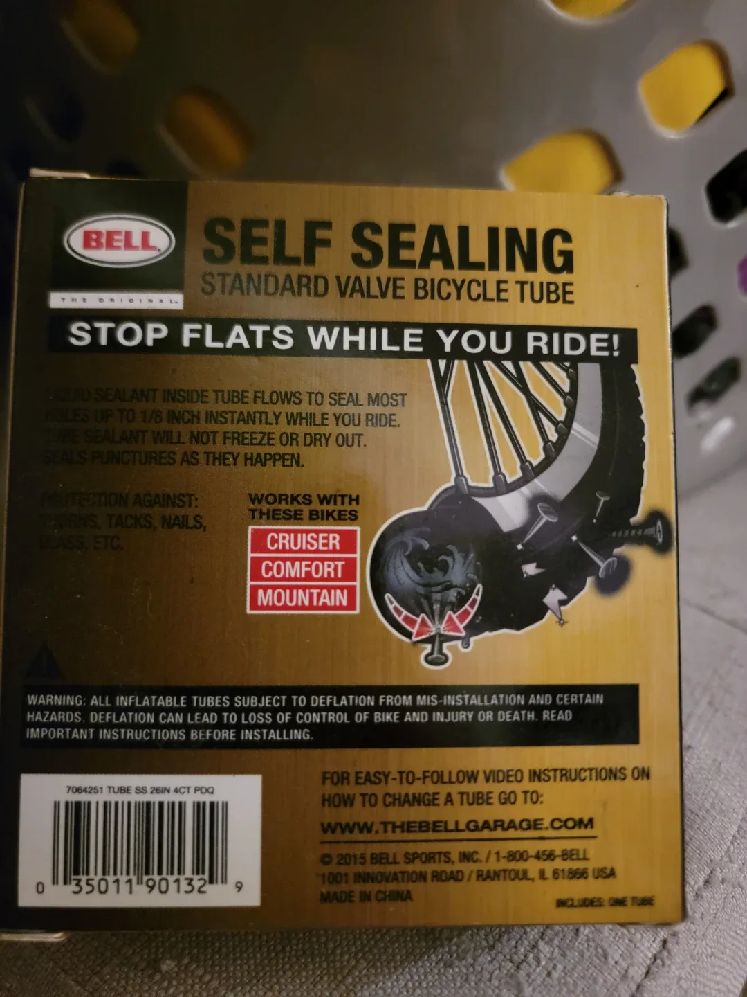 Bike Inner Tube, 26" x 1.75-2.25" image indicator(2)