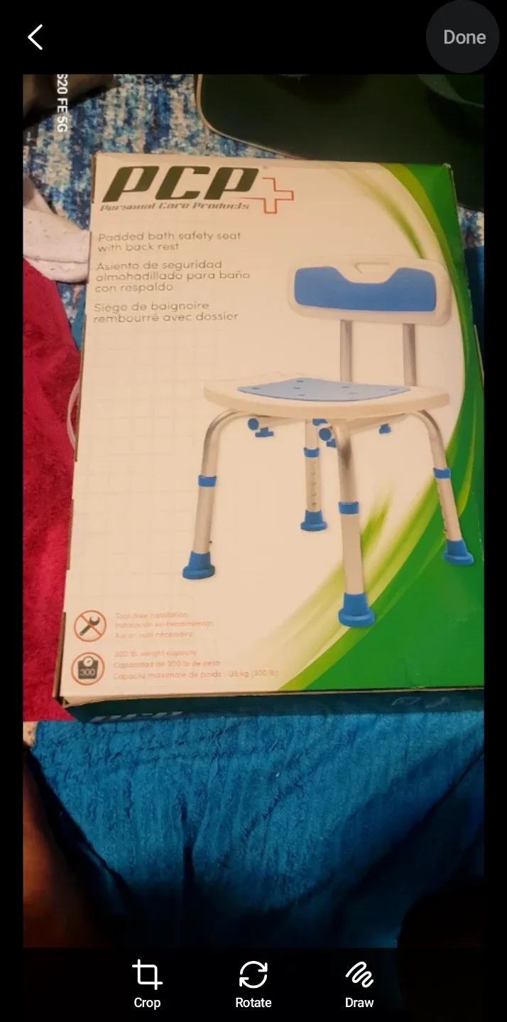 Personal care products patted bath safety seat with Back rest image indicator(2)