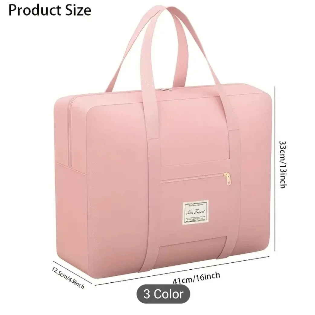 Black Foldable Travel Duffel Bag - 16 inch🥕 image indicator(4)