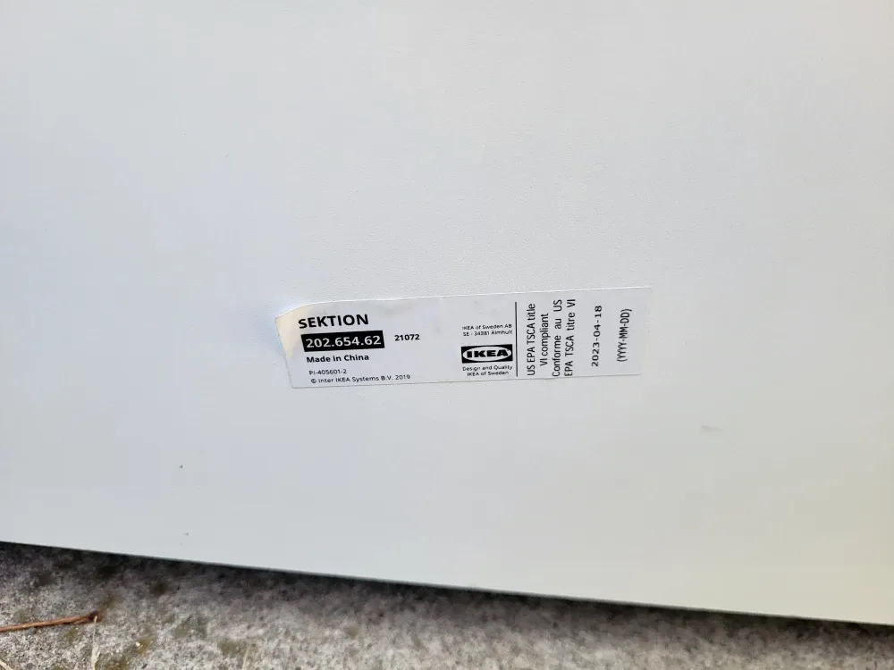 IKEA SEKTION White Cabinet image indicator(5)