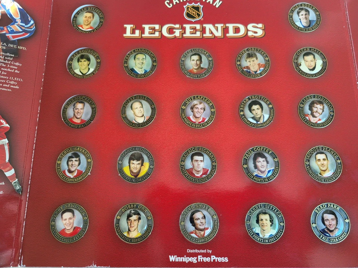 NHL Canadian Legends Medallion Collection image indicator(4)