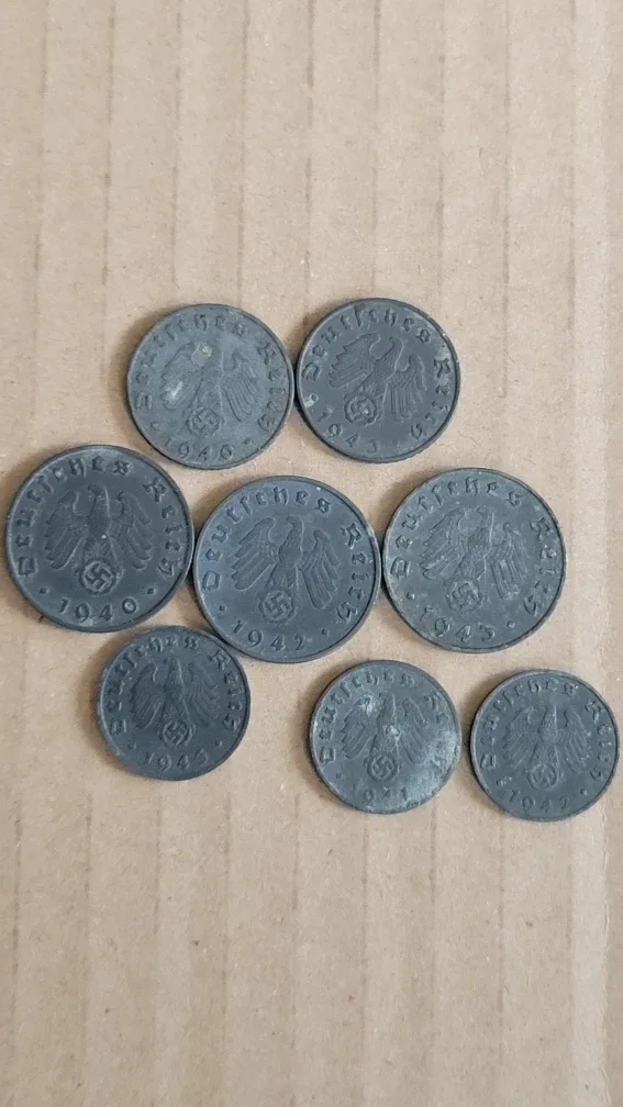 Germany World 2 Vintage Coins! image indicator(2)