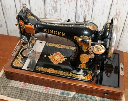 Vintage Singer Sewing Machine Model 128k La Vencedora Decals image indicator(2)