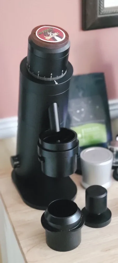 Option-O Lagom P64 w/ SSP MP Burrs + Wood Cap image indicator(6)