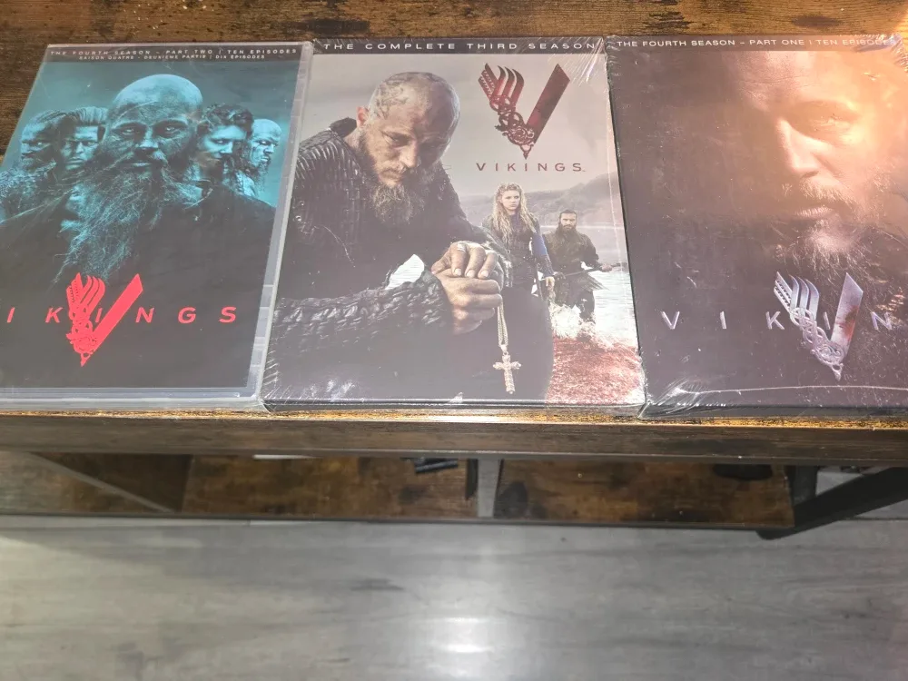 Still Sealed Vikings DVD Sets - Season 3 & 4