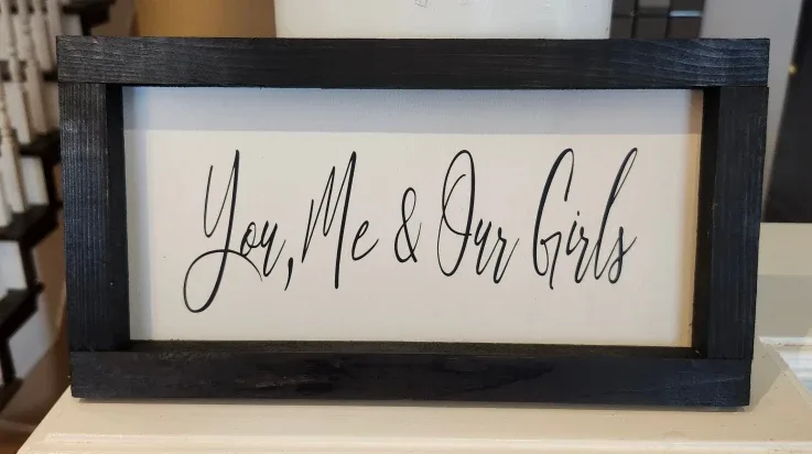 Framed 'You, Me & Our' Sign image indicator(4)