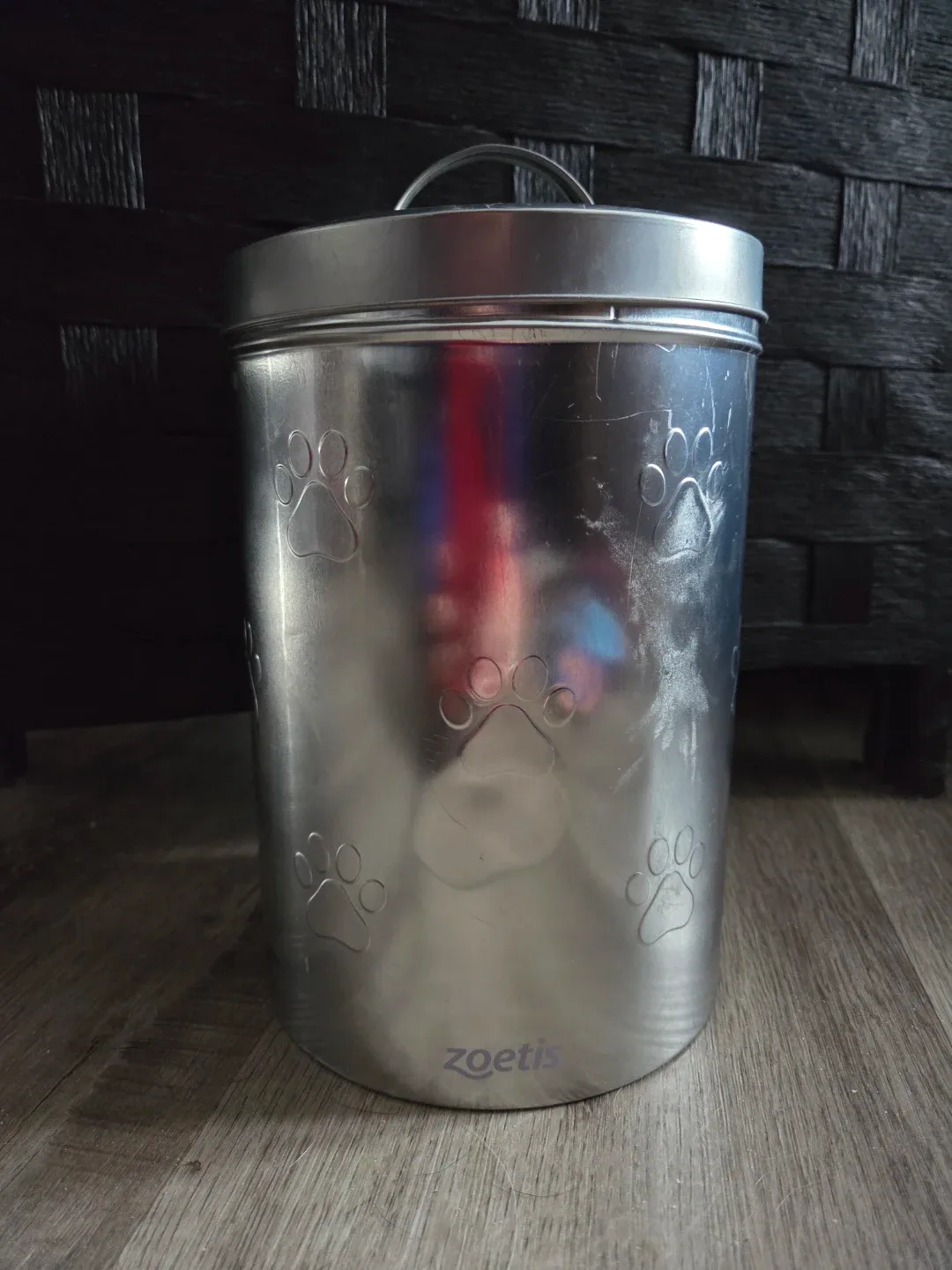 Zoetis Paw Print Canister