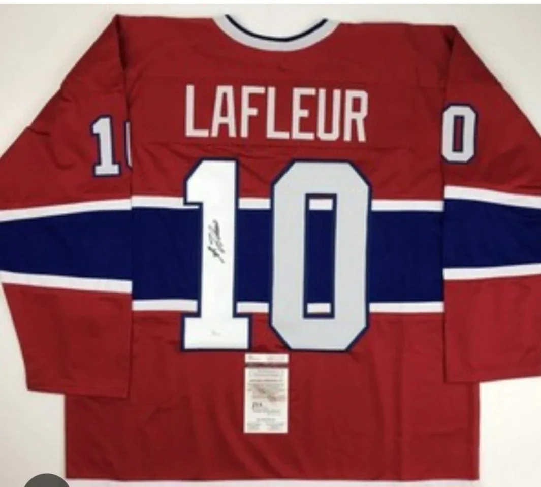 Lafleur #10 Montreal Canadiens Jersey signed