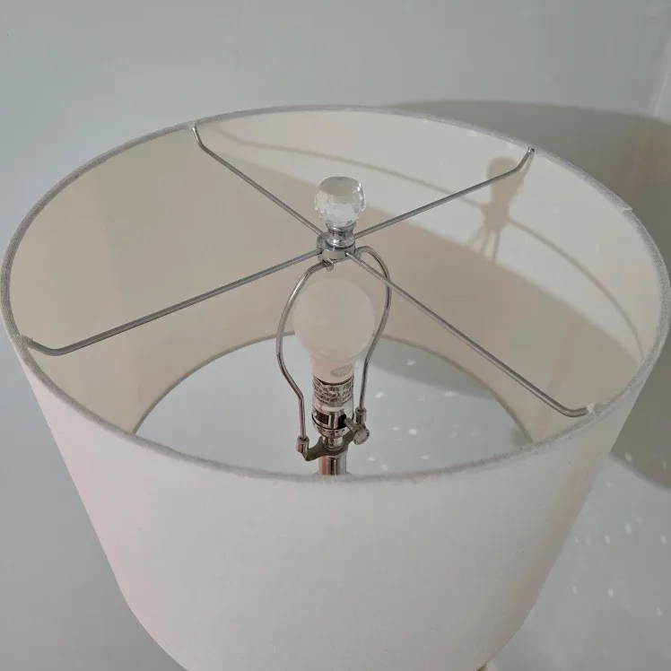 Chrome Floor Lamp with Crystal Accents image indicator(3)