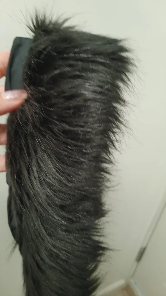 Black Faux Fur Collar image indicator(2)