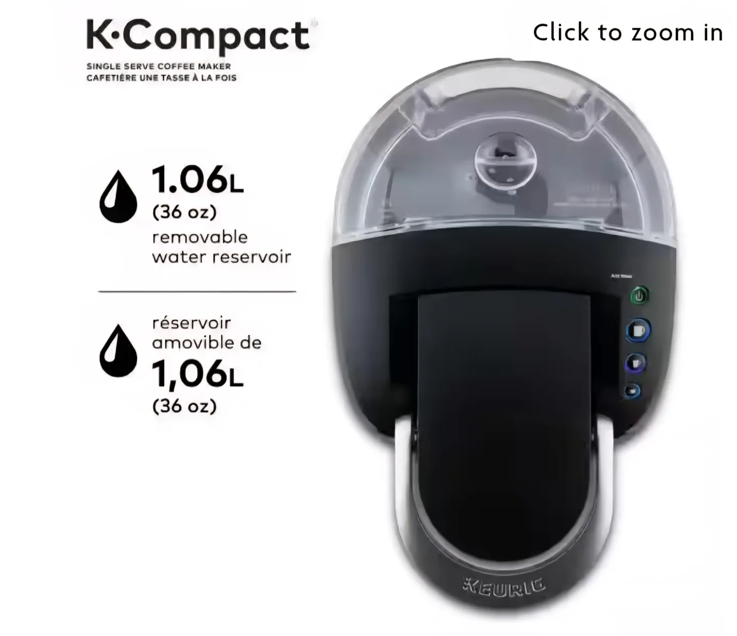 Keurig K-Compact Single Serve Coffee Maker image indicator(4)