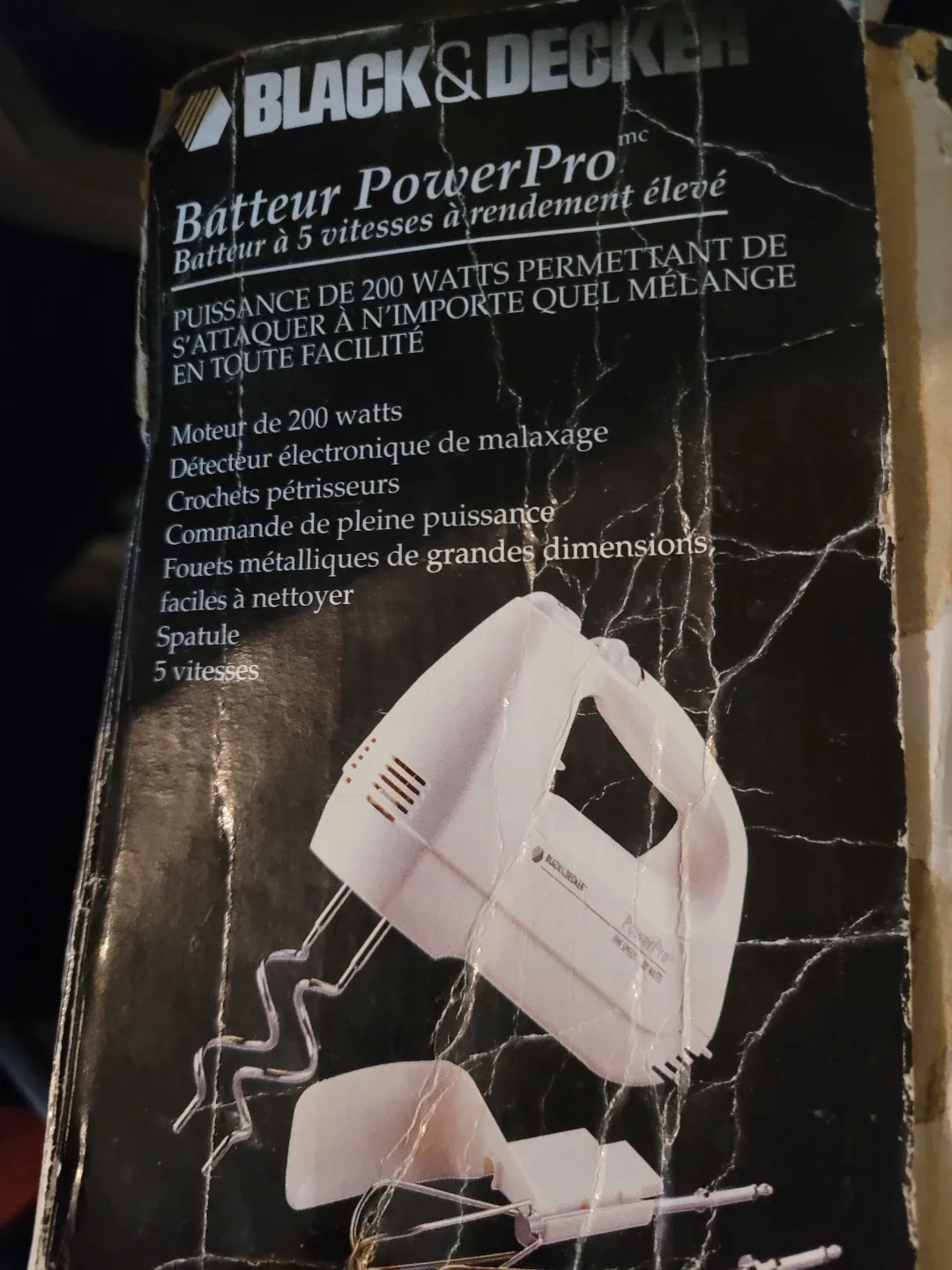 Black & Decker PowerPro 5-Speed Hand Mixer image indicator(5)