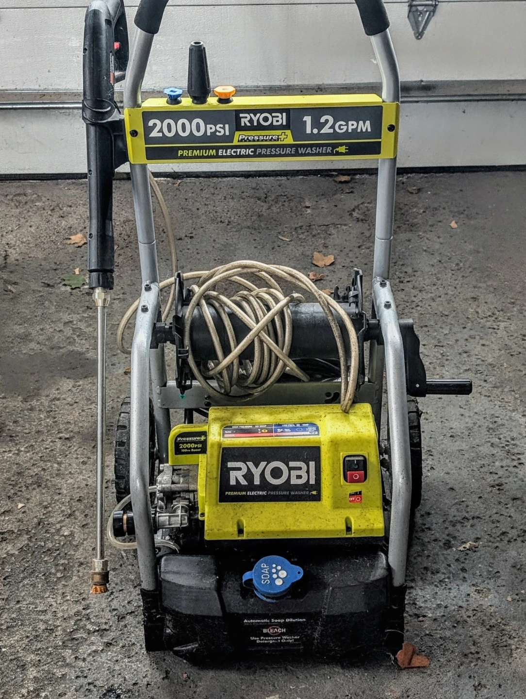 Ryobi 2000 PSI Electric Pressure Washer