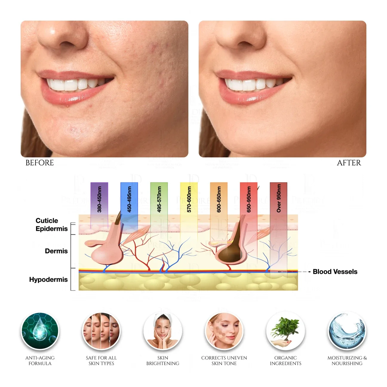 PREDIRE 8 Element Pro LED Face Mask - Limited Edition image indicator(2)