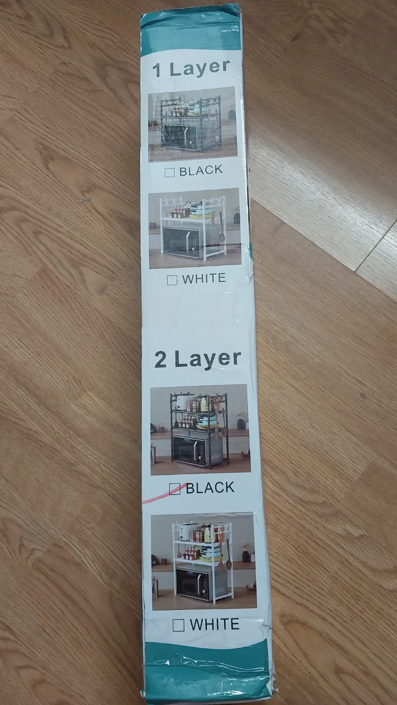 🥕BRAND NEW Microwave Oven Storage Rack - 2 Layer image indicator(2)