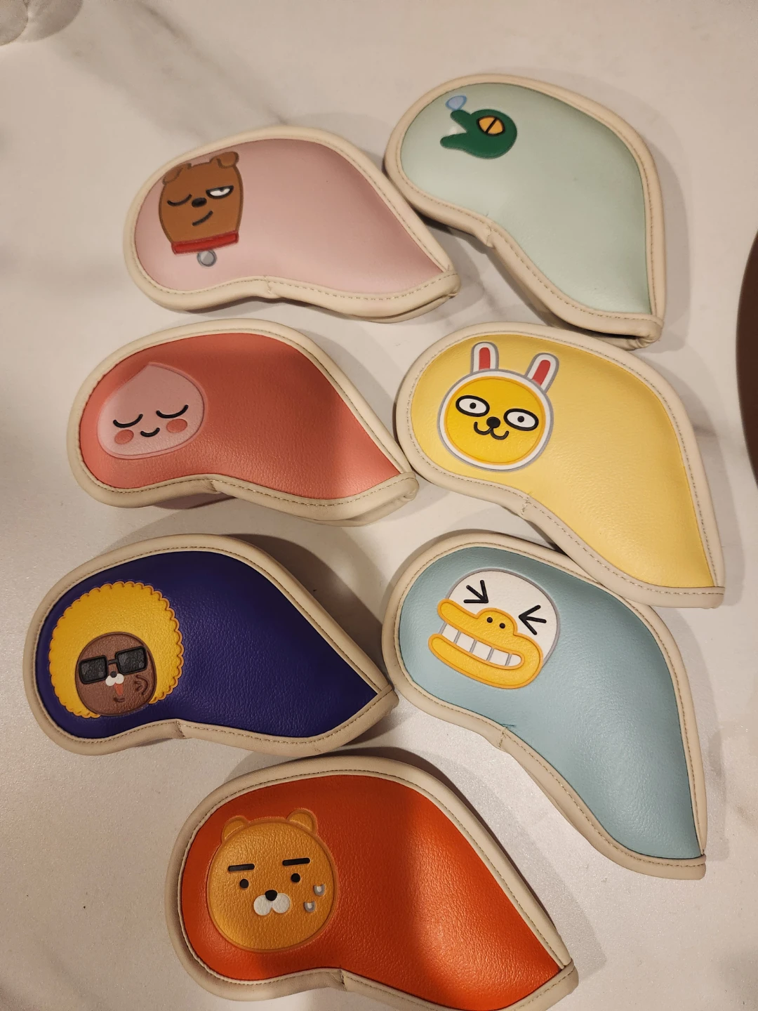 Kakao Friends Golf Club Head Covers - Set of 7