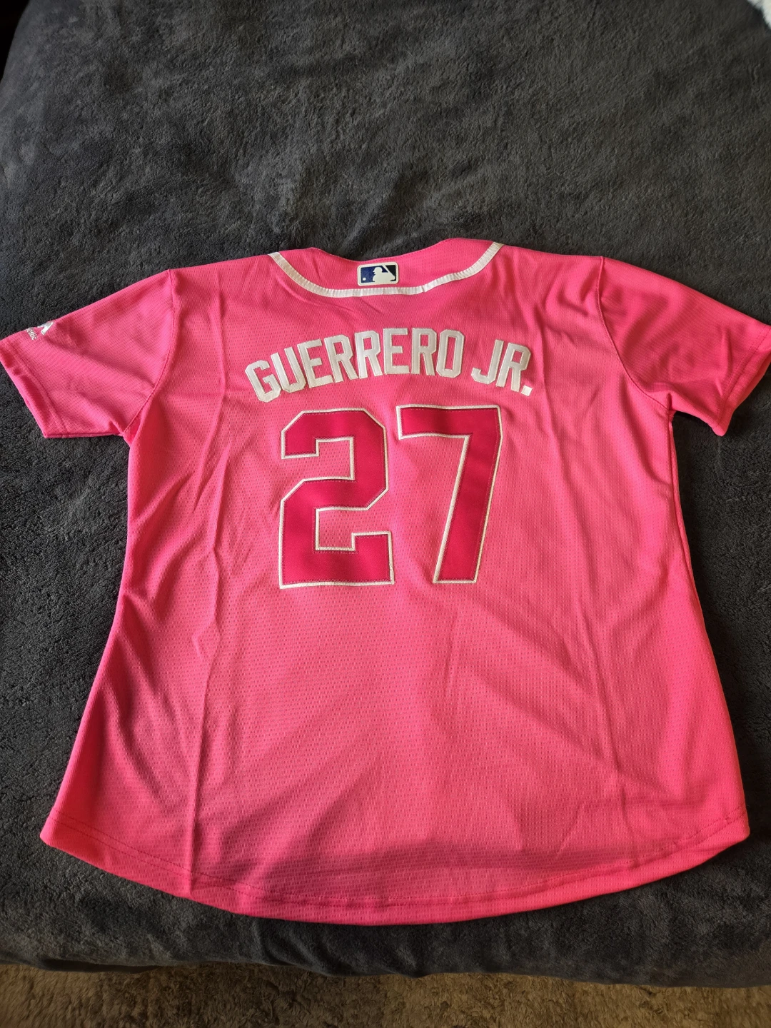 Toronto Blue Jays Pink Vladimir Guerrero Jr. #27 Jersey BNWT - photo 5