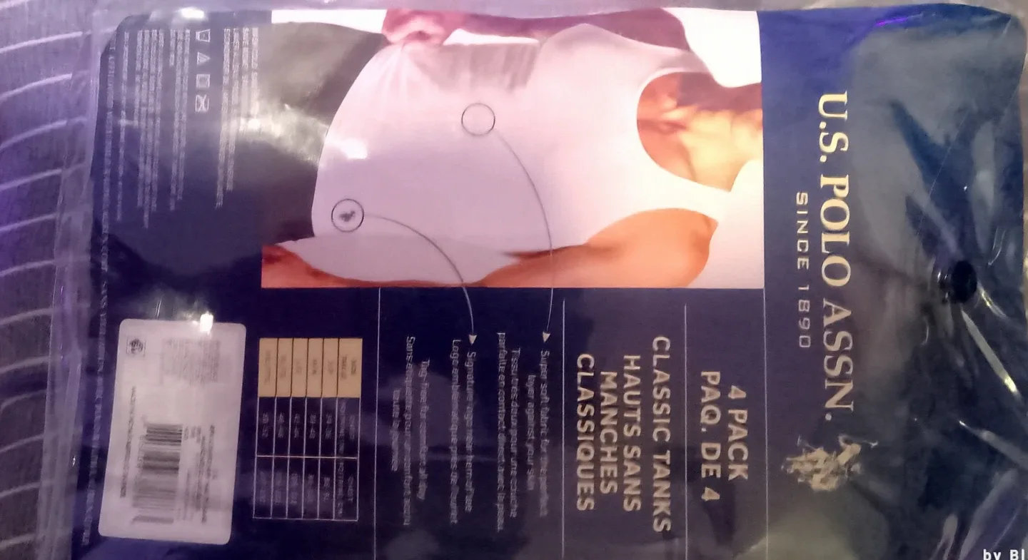 U.S. Polo Assn. Classic Tanks 4-Pack - New
