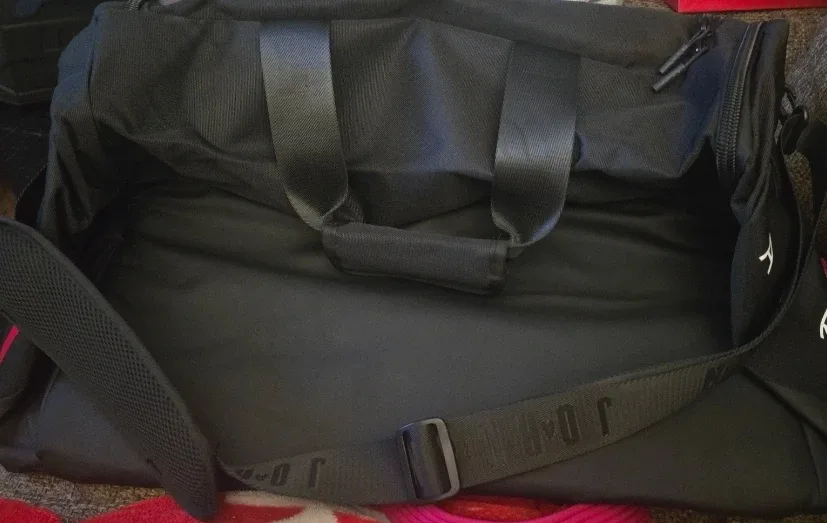Jordan Black Duffle Bag